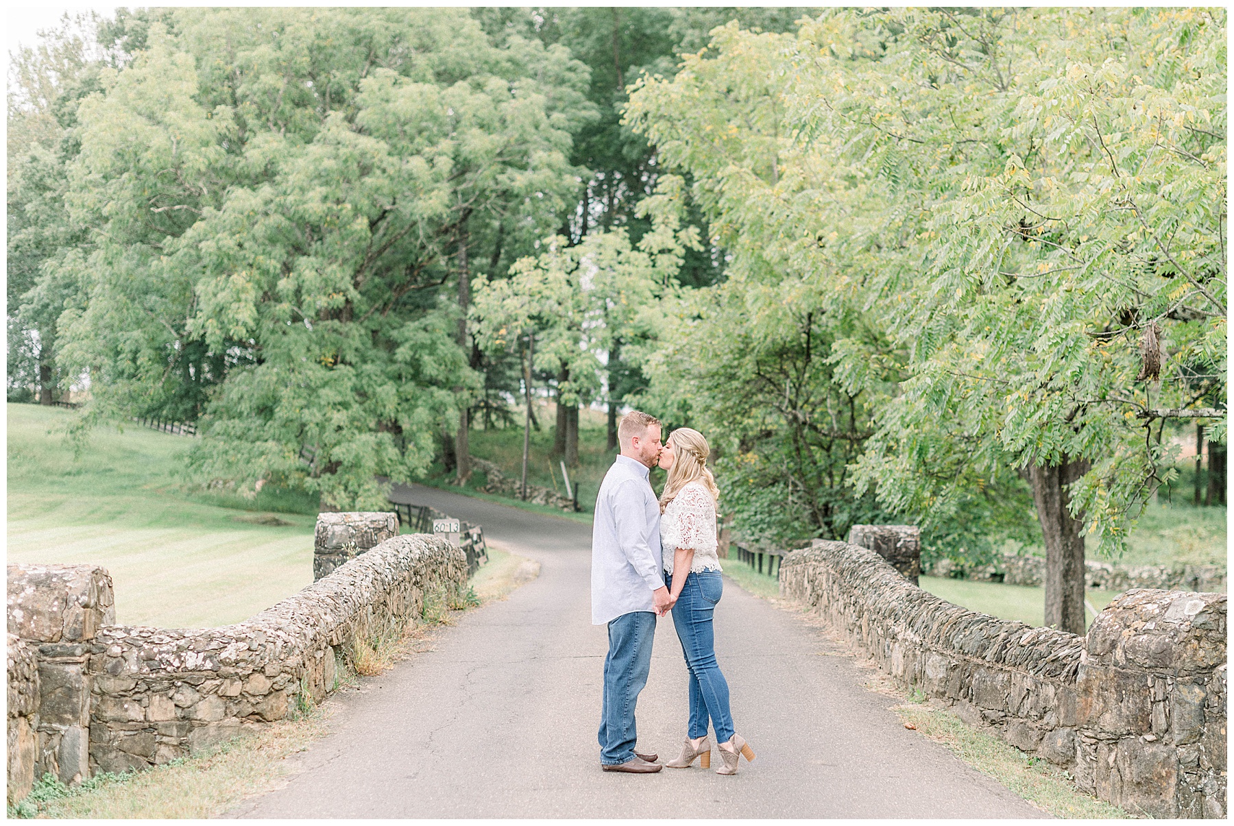 early fall engagement session